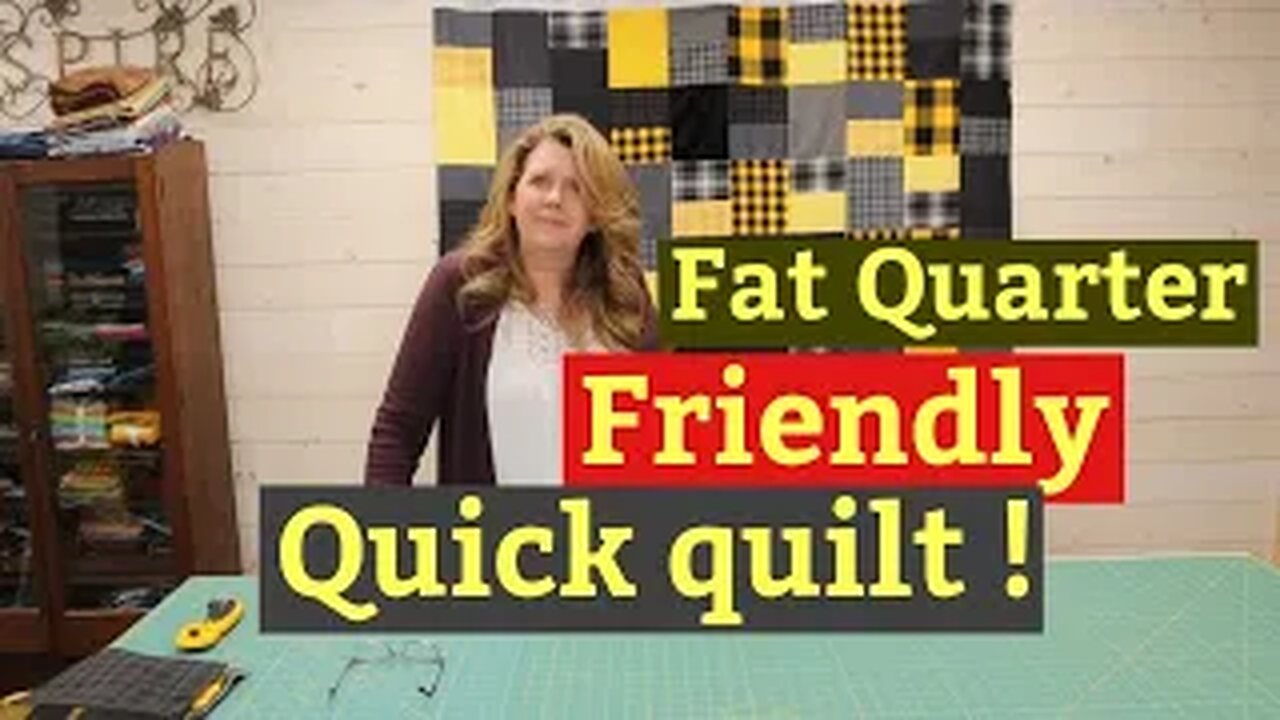 Fat Quarter Flannel Quilt