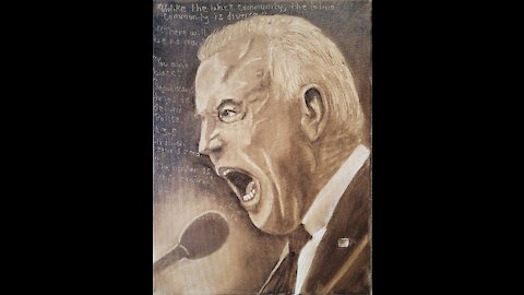 Oil painting time lapse: "Portrait of a Liar"