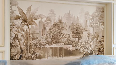 Botanical Garden Poster Wallpaper Adawall Fiji FJ310-2 Adawall