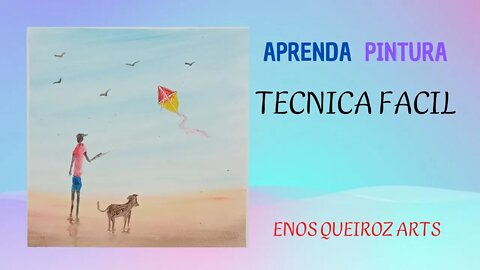 ✅Aprenda a Pintar(learn to paint)😃Pintura Técnicas Fáceis(Easy Technical Painting) #14