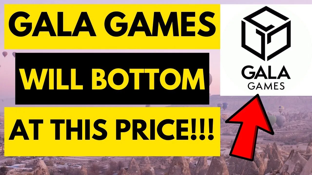 GALA GAMES WILL BOTTOM ON THIS DAY AT THIS PRICE!!! GALA COIN price prediction