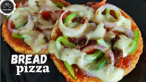 BREAD PIZZA | Instant Pizza | Divine Dine