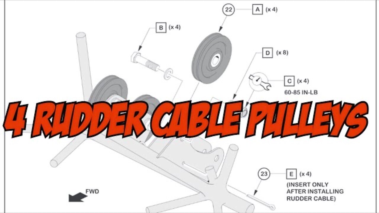 #29 Rudder Cable Pulleys