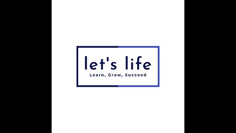 Launching "LET'S LIFE" ✨