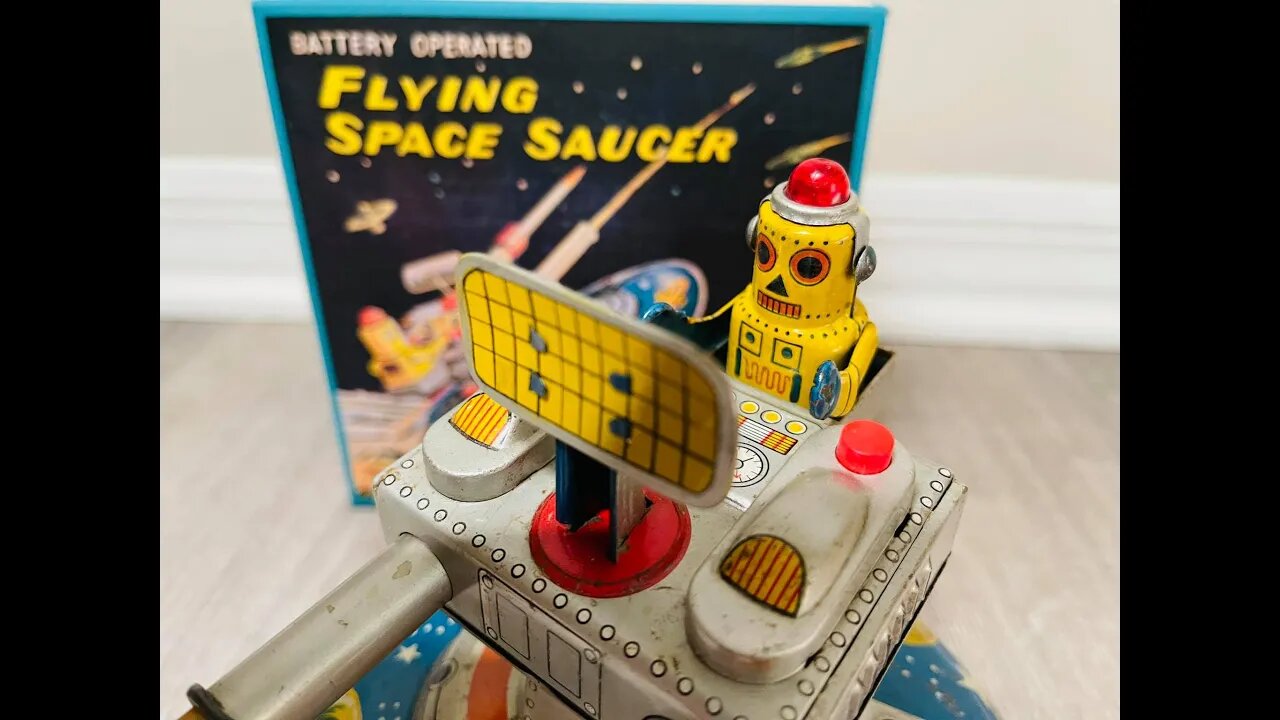 Is the Aoshin Flying Space Saucer the rarest & most valuable toy saucer ever made?