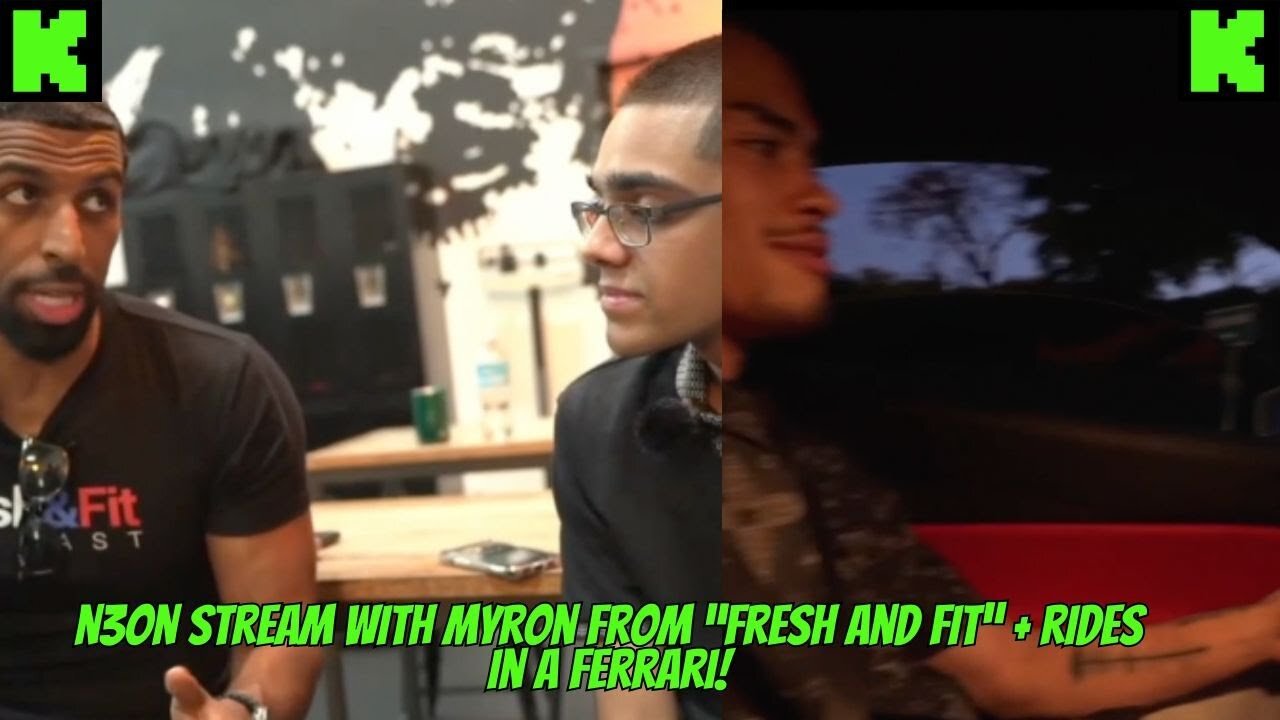 N3ON & SNEAKO STREAM WITH FRESH AND FIT + RENTS A FERRARI