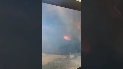 Route Fire Explodes In Intensity