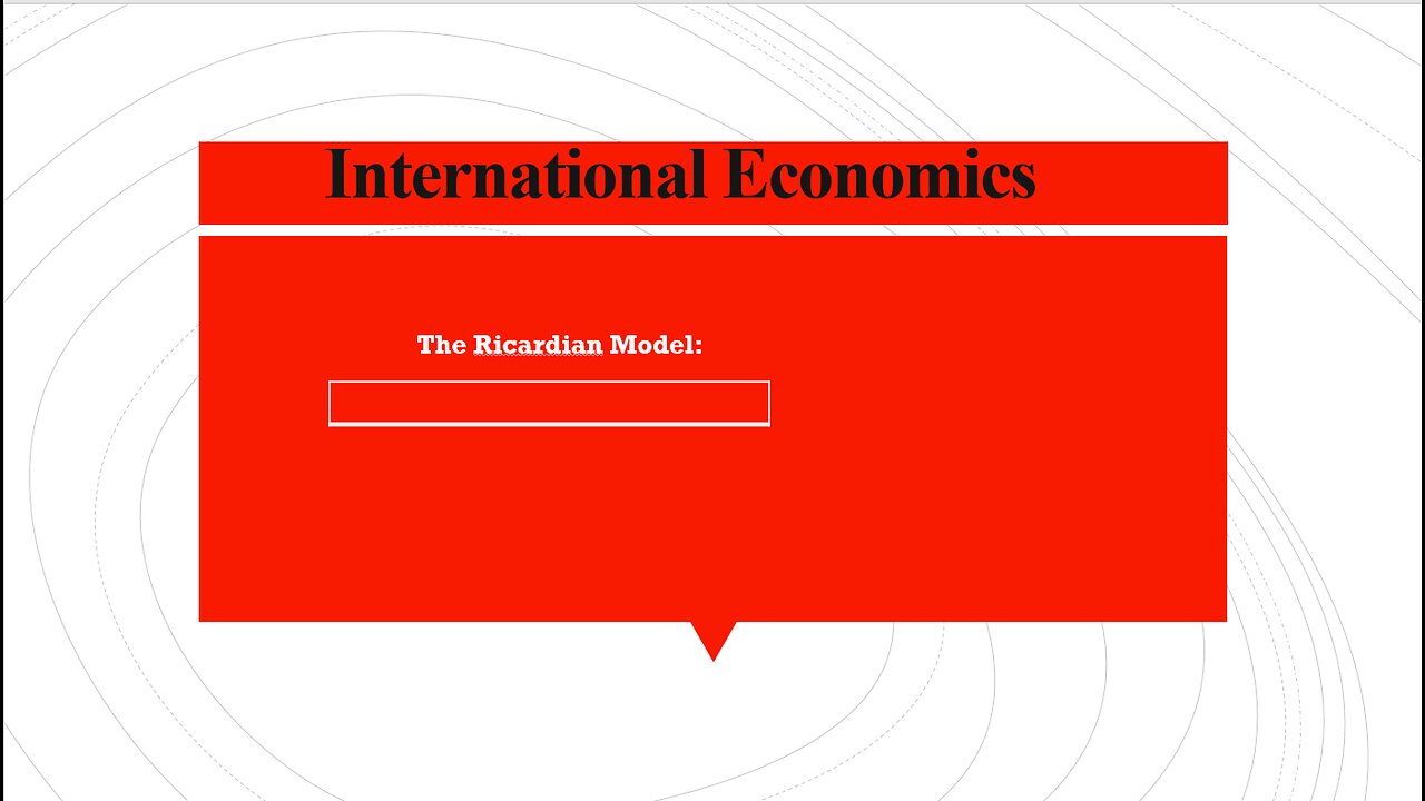 The Ricardian Model: How to calculate Domestic exchange ratio