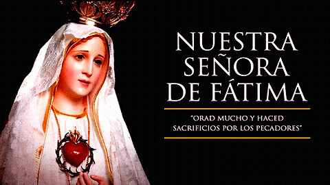 “NUESTRA SEÑORA DE FÁTIMA” # NON RIMANETE OLTRE CON LE MANI IN MANO!! 🛑CONVERTITEVI E 🩸 VIVETE SECONDO IL VANGELO, COMINCIANDO CON UNA BUONA CONFESSIONE!!🛑DIO TI HA FATTO SENZA DI TE, MA NON PUÒ SALVARTI SENZA DI TE!!😇💖🙏