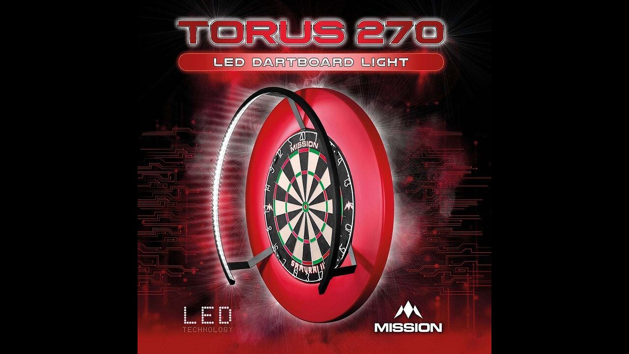 Torus 270 Dart Board Light