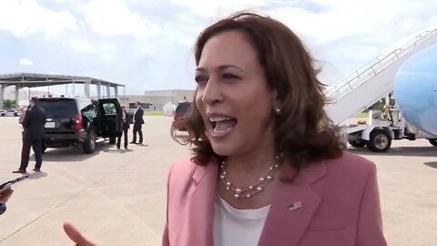 Please keep putting cameras in Kamala Harris' face - 8/30/22