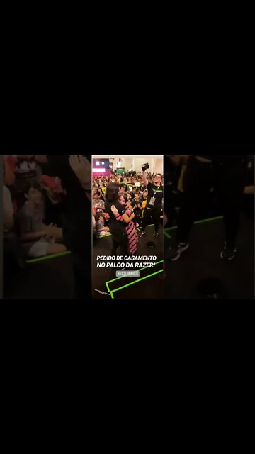Ytalo pedindo Paloma em casamento na RAZER, BGS