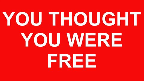 You Thought You Were Free