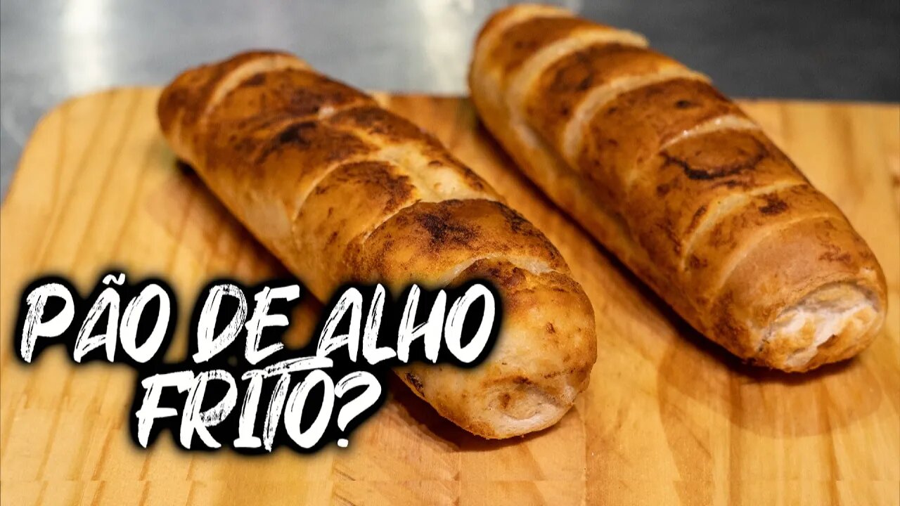 PÃO DE ALHO FRITO - NA AIR FRYER