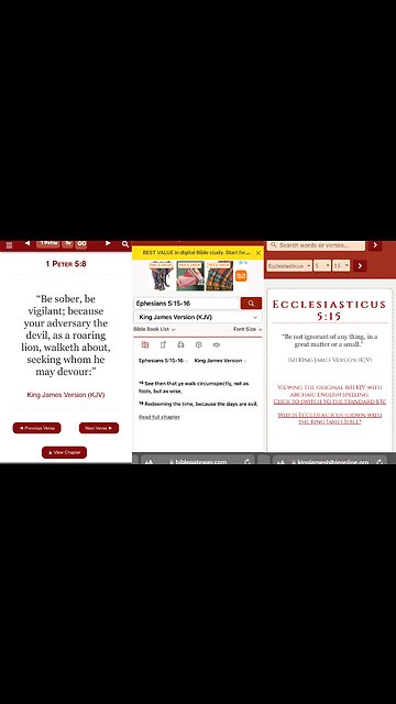 Be sober be vigilant 👀 redeeming the times are evil