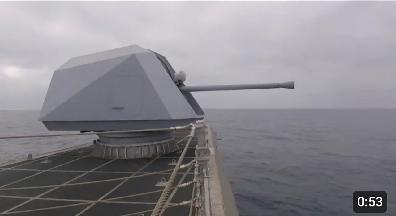 Littoral Combat Ship Live Fire with 57MM Naval Gun System