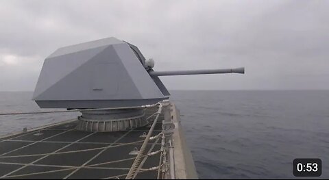 Littoral Combat Ship Live Fire with 57MM Naval Gun System