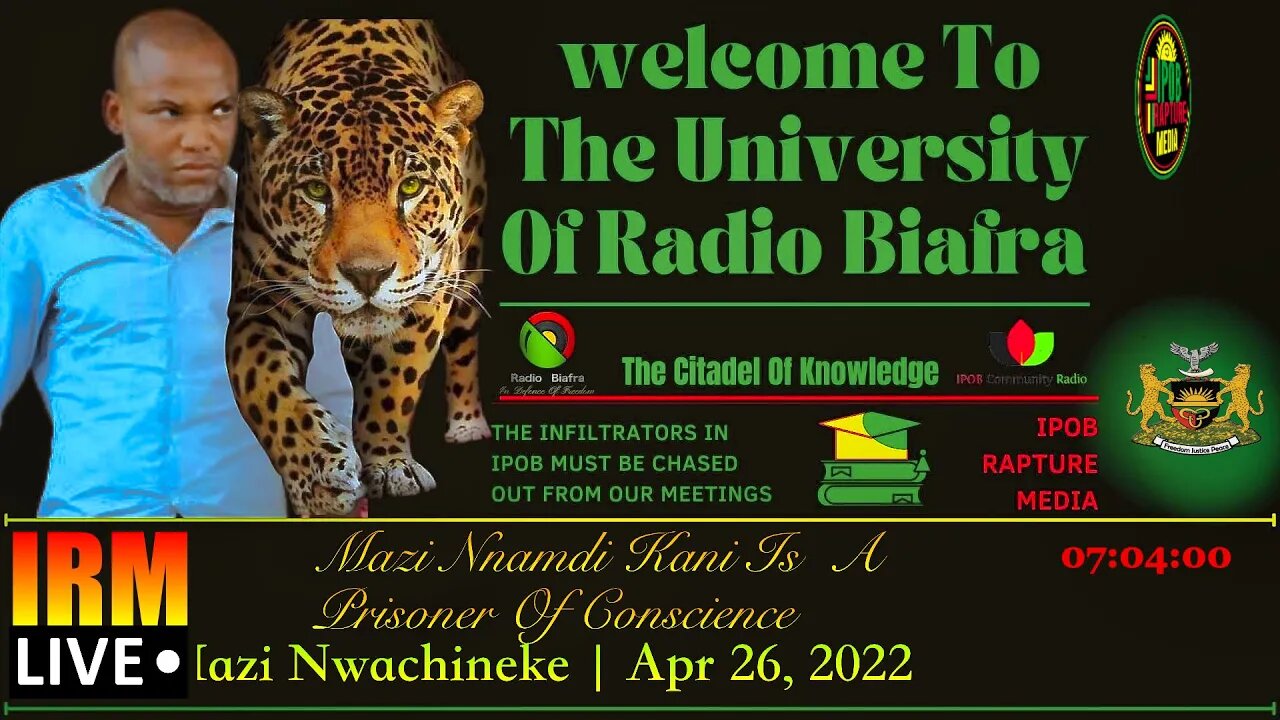 Welcome To The University Of Radio Biafra | Hausa-Service 2 | Host: Mazi Nwachineke | Apr 26, 2022