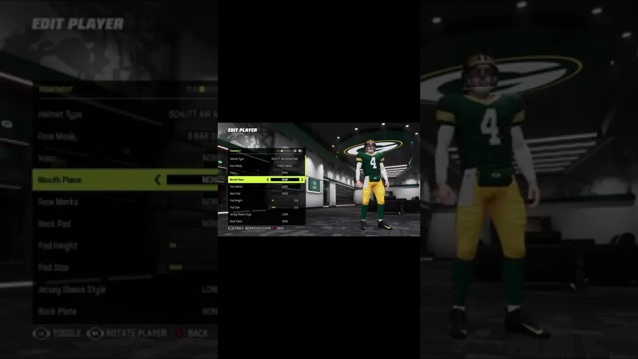 How To Create Brett Favre Madden 23 #shorts