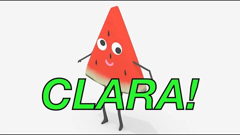 Happy Birthday CLARA! - WATERMELON Birthday Song