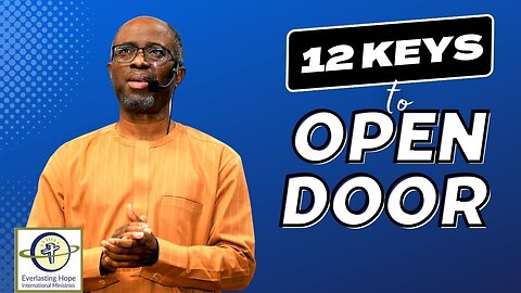 Keys To Open Door (Part 2) | Pastor Daves Oludare Fasipe