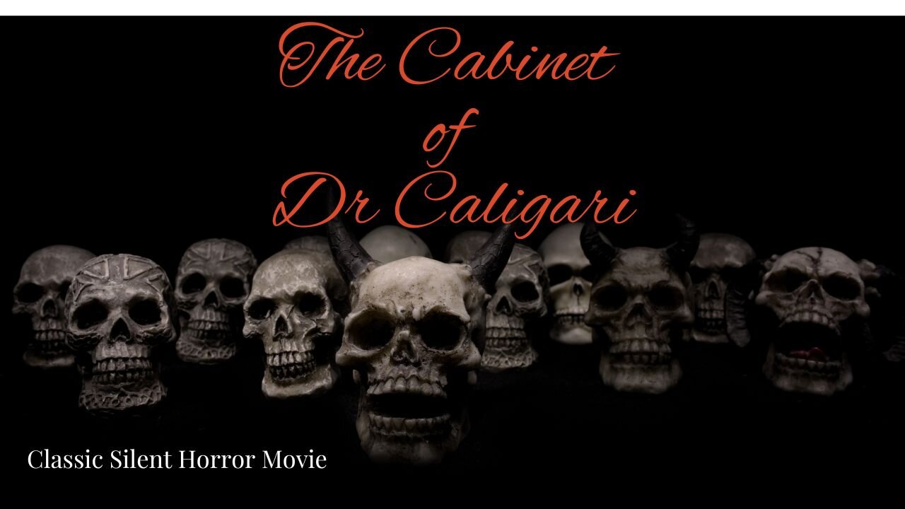 The Cabinet of Dr Caligari - Classic Silent Horror Film of Murder, Hypnotic Transe and Insanity