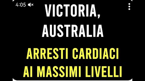 AUSTRALIA: "È ALLARME ARRESTI CARDIACI"