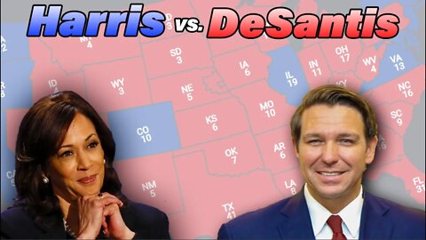 Kamala Harris VS Ron DeSantis 2024 Prediction