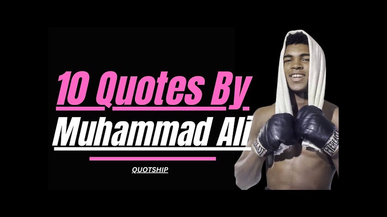 Top 10 Quotes By Muhammad Ali | Subscribe ❤️