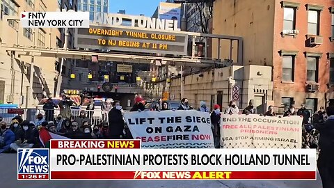 Anti-Israel Protesters Block New York City Bridges, Tunnels During Prime Travel Times