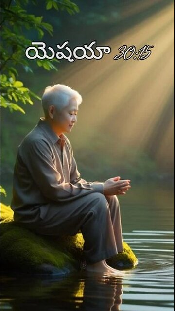 యెషయా 30:15 - ప్రభువును, ఇశ్రాయేలుయొక్క పరిశుద్ధ దేవుడునగు యెహోవా ఈలాగు సెలవిచ్చుచున్నాడు–మీరు...