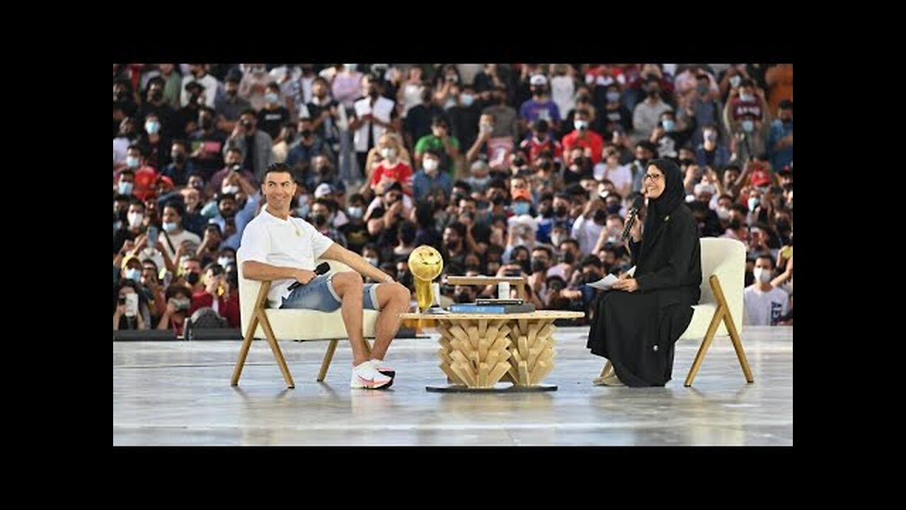 Cristiano Ronaldo visits Expo Dubai inspirational