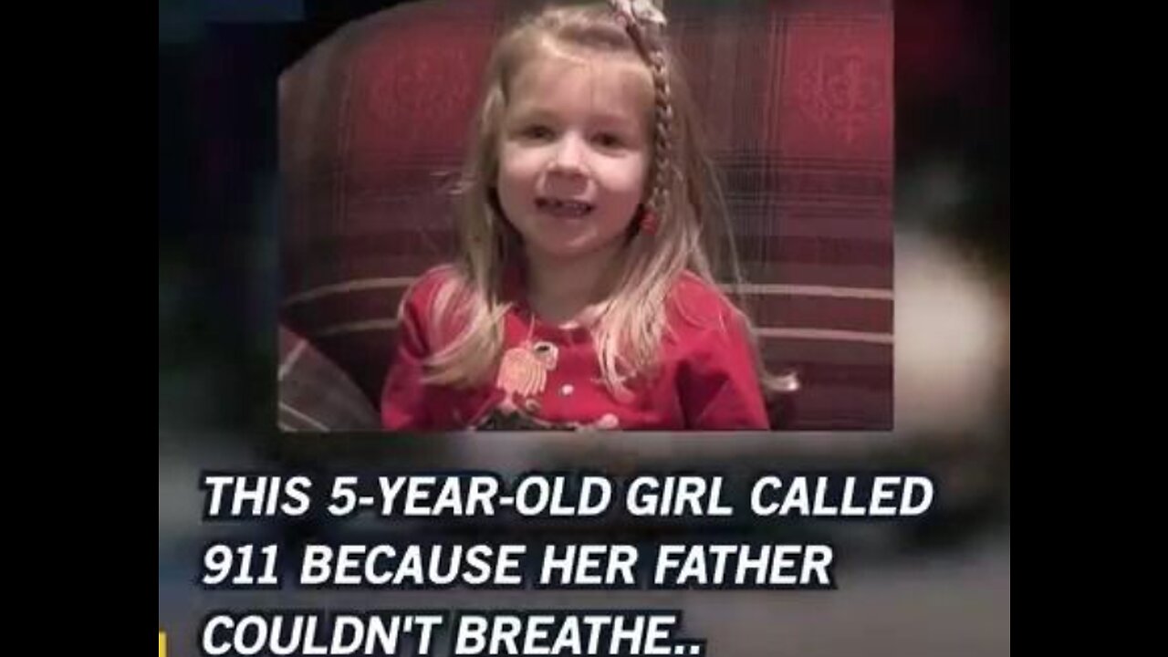 What a wonderful brave and calm little girl 🥰 She saves her father's life