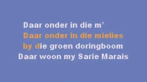 K001 10A Sarie Marais