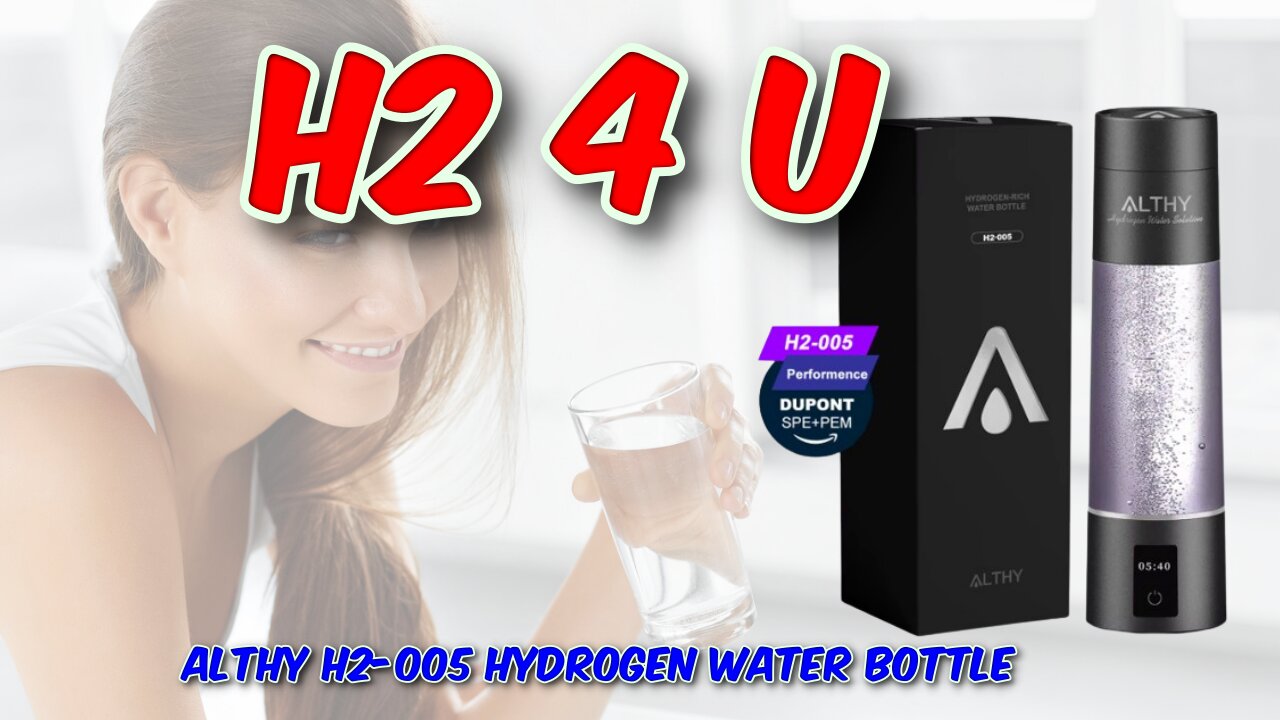 Althy H2-005 Hydrogen Water Bottle Review