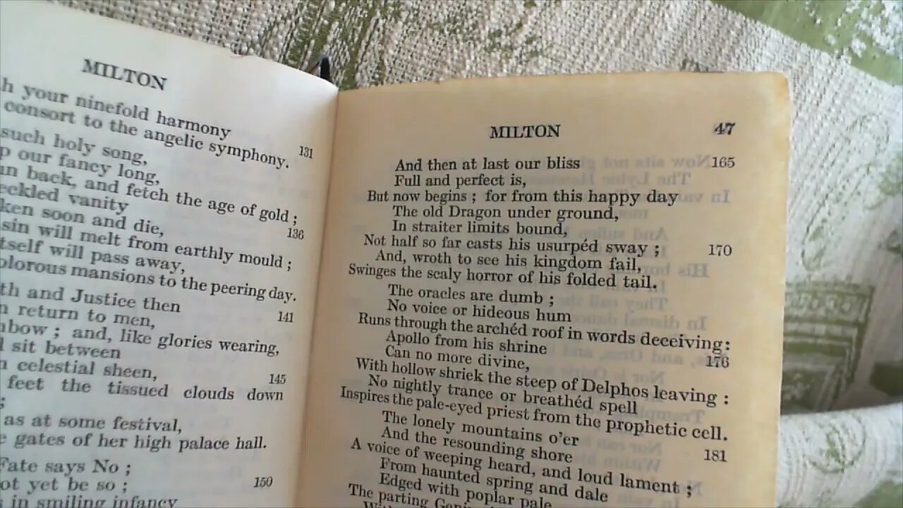 Ode on the Morning of Christ's Nativity - J. Milton