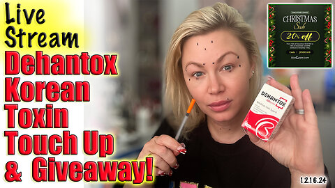 Live Dehantox Korean Toxin Touch Up & Giveaway! AceCosm.com code Jessica10 saves