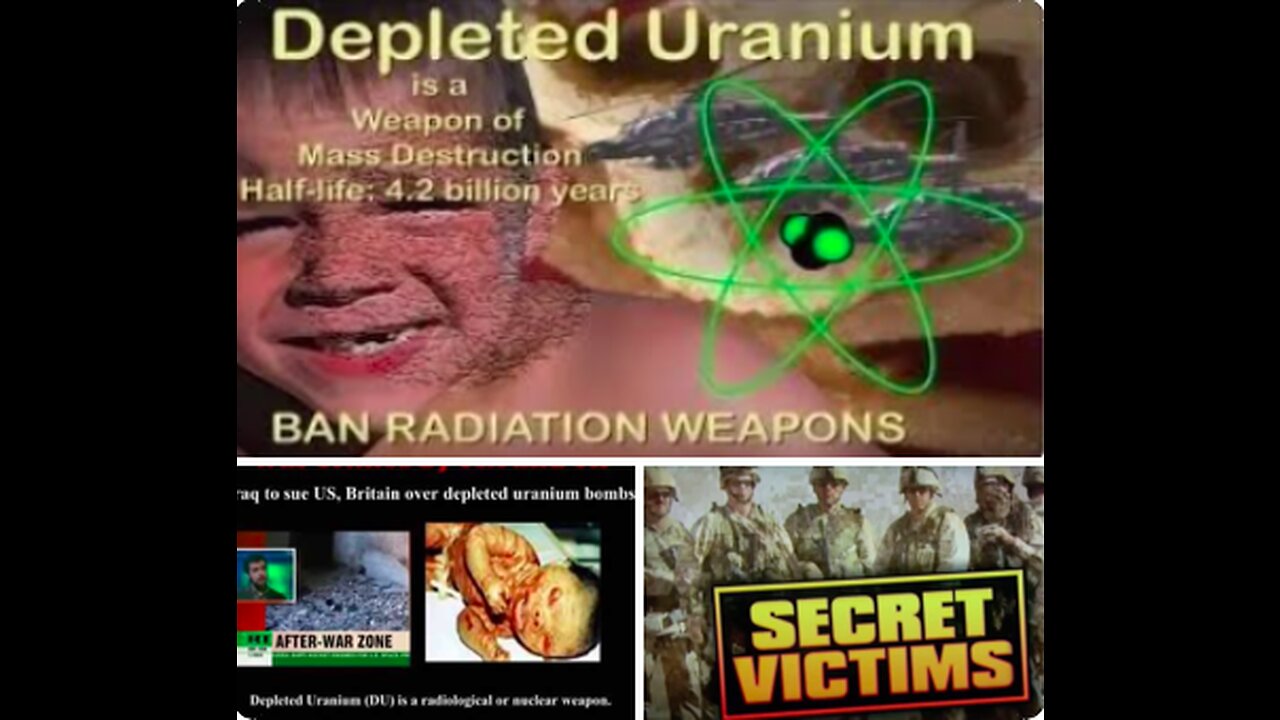 DEADLY DUST on depleted URANIUM weapons is GENOCIDE, CRIMES AGAINST HUMANITY & PUR EVIL WAR CRIME