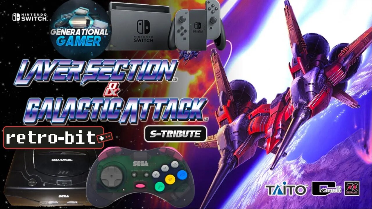 Get the Sega Saturn Experience on Nintendo Switch - Galactic Attack