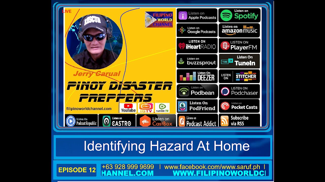 IDENTIFYING HAZARD AT HOME OR SCHOOL - PINOY DISASTER PREPPERS EP#12