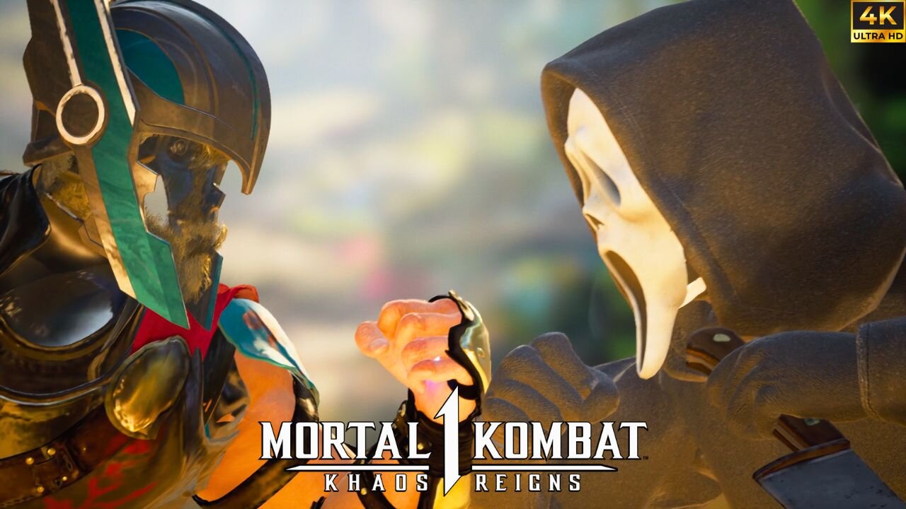 Ghostface vs Faceless Thor Epic Mortal Kombat 1 Battle!