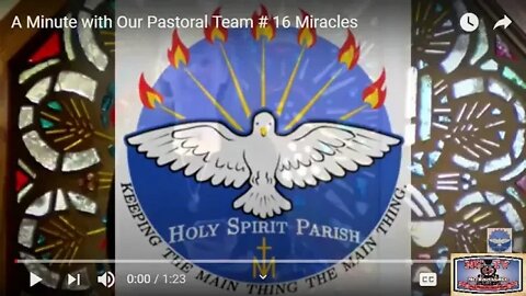 NCTV45 One Minute with Our Pastoral Team #16 FROM HOLY SPIRIT PARISH (ST JAME’S SITE) APRIL 16 2020