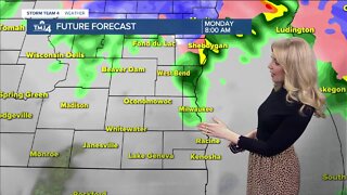 Rain and snow overnight