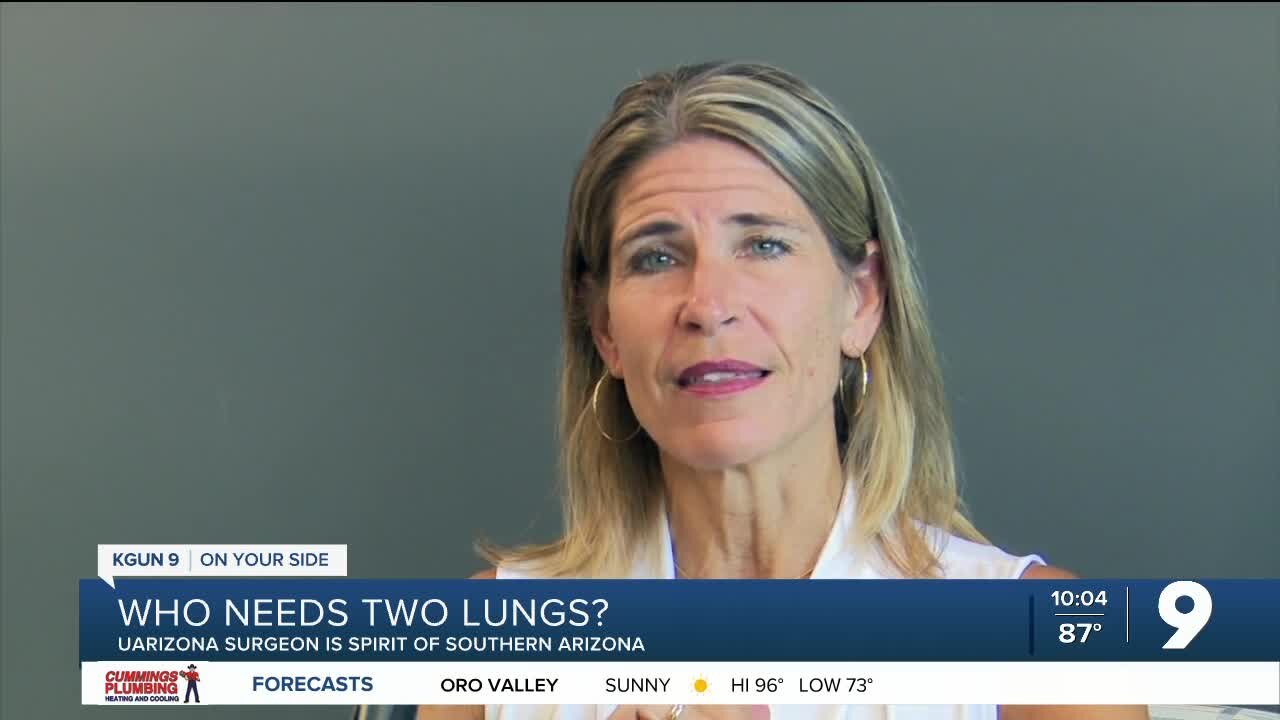 'Who needs two lungs?:' UArizona surgeon inspires others after lung cancer diagnosis