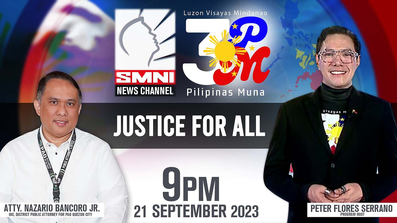 LIVE: 3PM Luzon Visayas Mindanao – Pilipinas Muna with Peter Flores Serrano | September 21, 2023