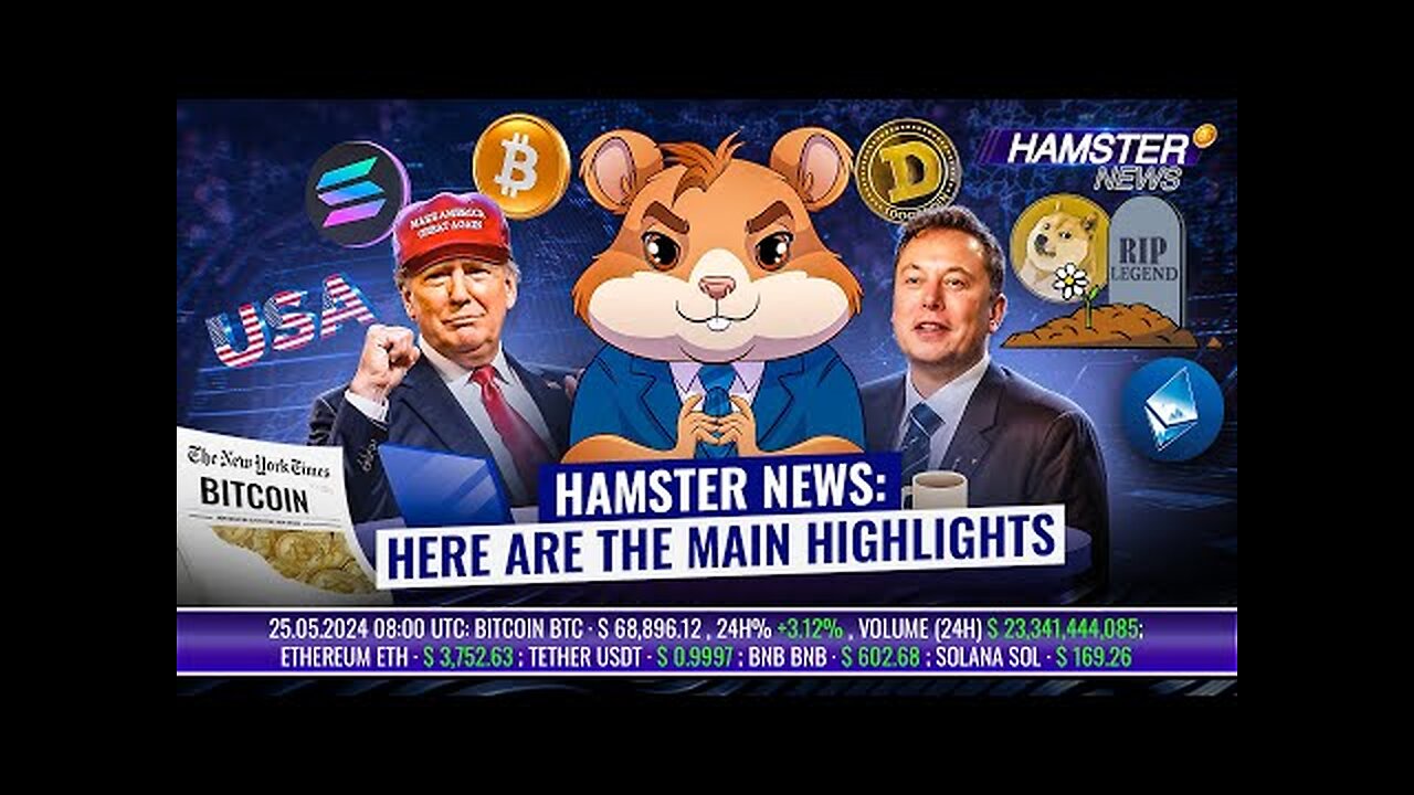 TRUMP TOKEN by 50,000% ⚡ CRYPTO GROWTH || Hamster News