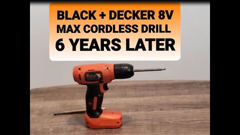 BLACK DECKER 8V MAX Cordless Drill