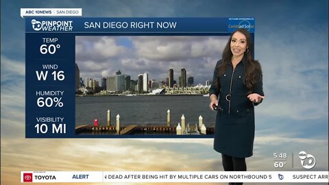 ABC 10News Weather with Meteorologist Angelica Campos