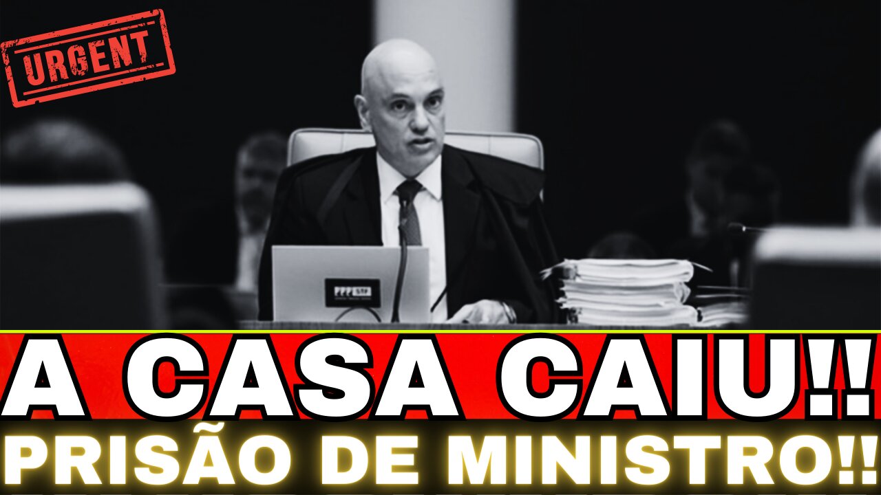 BOMBA!! PRISÃO IMEDIATA DE MORAES!! 19 ANOS DE CADEIA!!