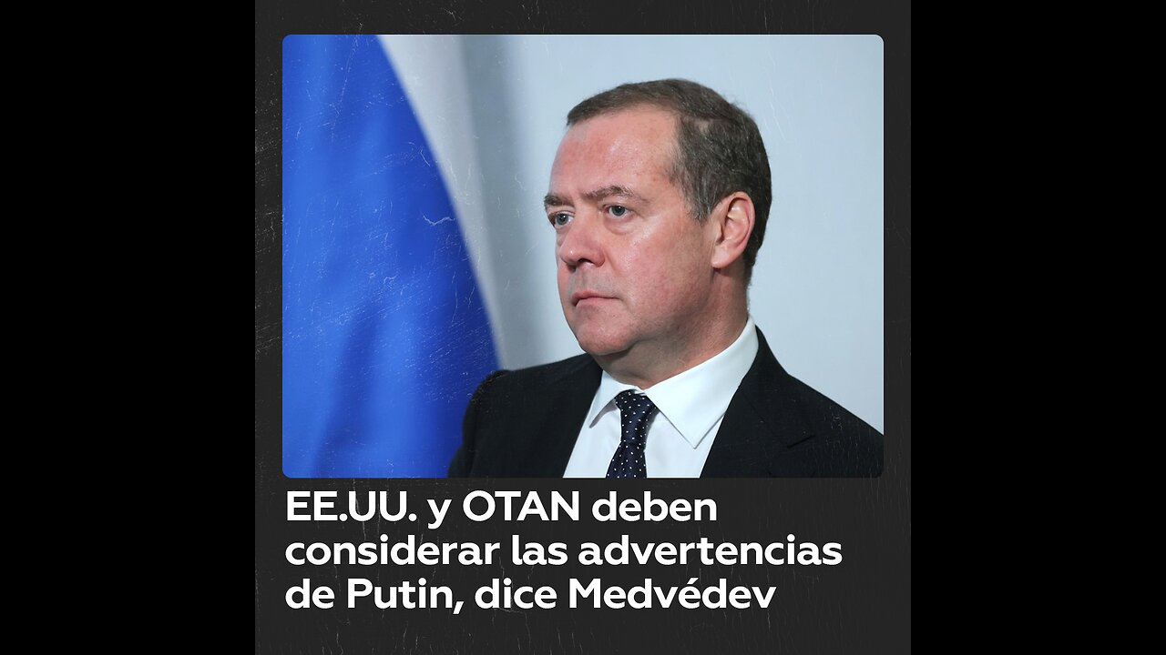 Medvédev: La OTAN debe reflexionar sobre las palabras de Putin